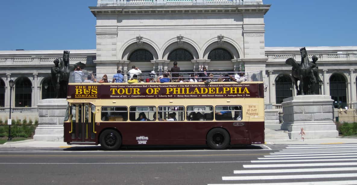 Philadelphia: Double-Decker Sightseeing Bus Tour