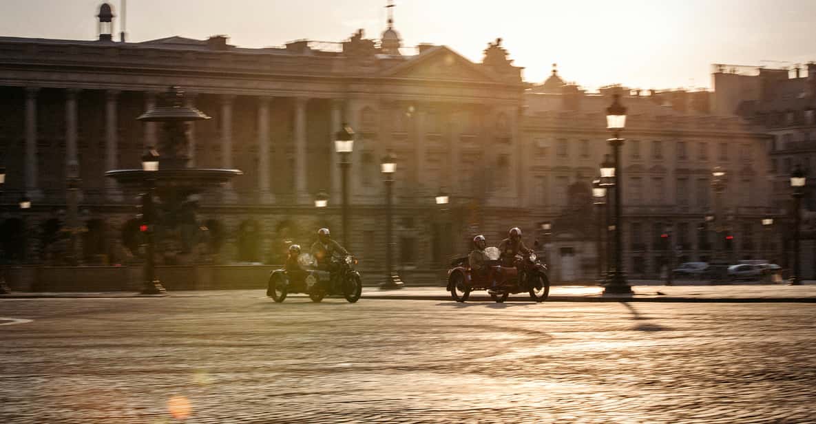 Paris by Vintage Motorbike Sidecar