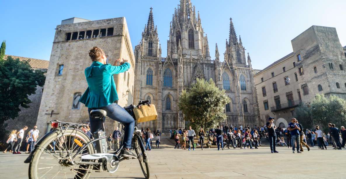  Intimate Barcelona eBike Tour with Gourmet Tapas & Wine 