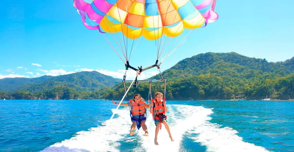 Soar into the sky: Parasailing Experience in Puerto Vallarta