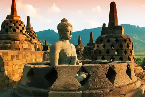 Yogyakarta: Visita guiada aos templos de Borobudur e Prambanan