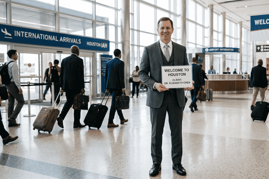 Houston: Privater Transfer zwischen Flughafen IAH und dem Stadtzentrum. Foto: GetYourGuide Houston: Privater Transfer zwischen Flughafen IAH und dem Stadtzentrum. Foto: GetYourGuide