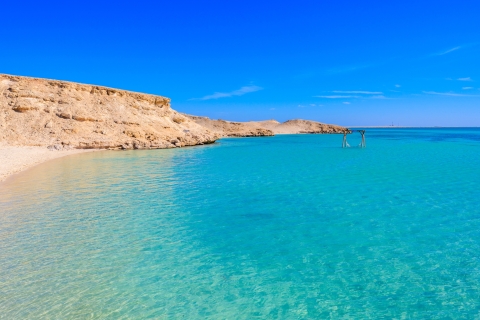 Hurghada: duik- en snorkeltrip Orange Island met lunch