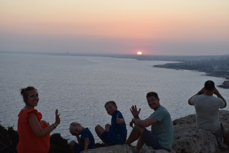 Ayia Napa: Cape Greco Sunset Tour with Photos & Pickup