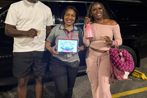 Punta Cana to La Romana Private driver with Champagne & wifi Rountrip