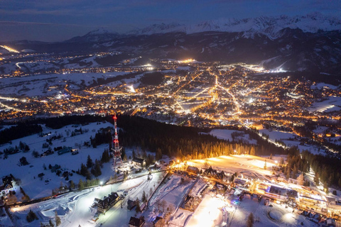 Vanuit Krakau: Dagtrip Zakopane en ThermaalbadGroepsreis met ophaalservice vanaf je hotel