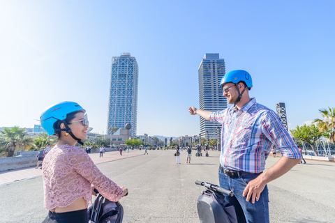 Barcelona: 1,5 uur Segway-groepstour door stad en havenPrivérondleiding met een groep