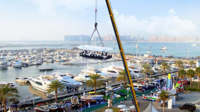 dubaï expérience de dîner aérien