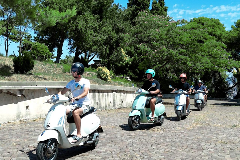 Durrës Vespa Tour: King Zog’s Villa, Amphitheater & Swim