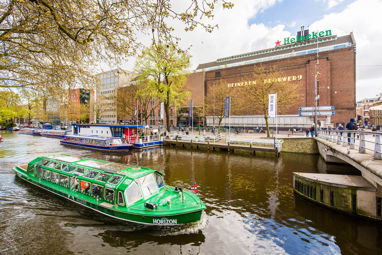 Amsterdam: City Canal Cruise and Heineken Experience Ticket Heineken Experience and City Canal Cruise with Snack Box