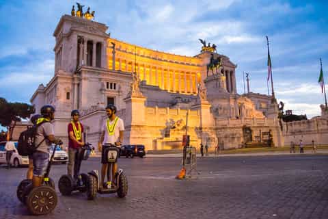 Tour di Segway di 3 ore con le principali attrazioni turistiche di Roma