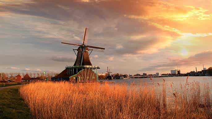 from amsterdam villages and windmills tour