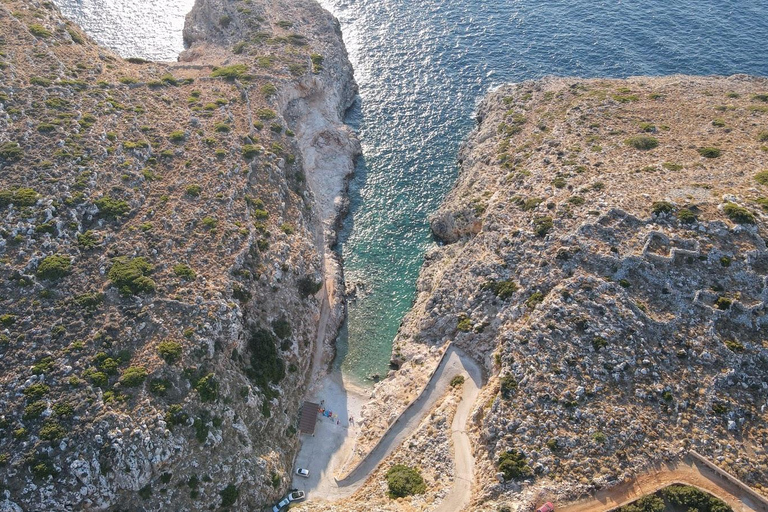 From Chania: Fully Private Sailing Cruise with Meal & Drinks
