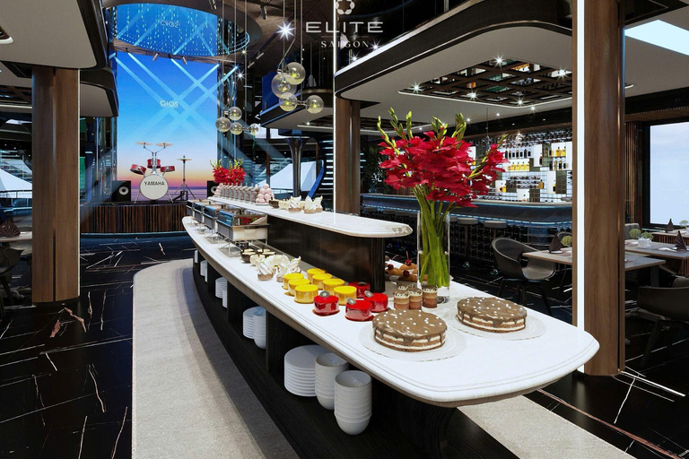 Ho Chi Minh Luxury Dinner Buffet Cruise with DJ & Live Music Buffet Dinner Cruise + Roundtrip Transfer