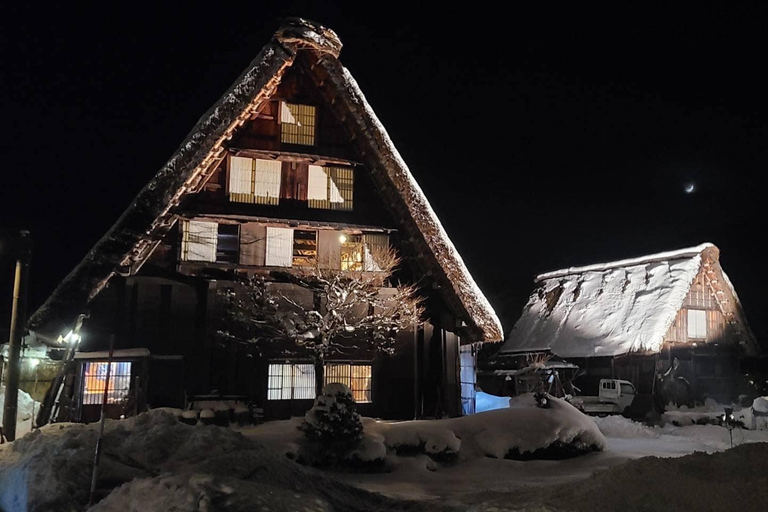 Nagoya: World Heritage Shirakawa-go Light-up Bus Tour Hida Pork Lunch (10:50AM Meet up)