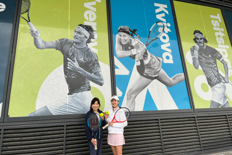 Experiência esportiva de tênis no Melbourne Park