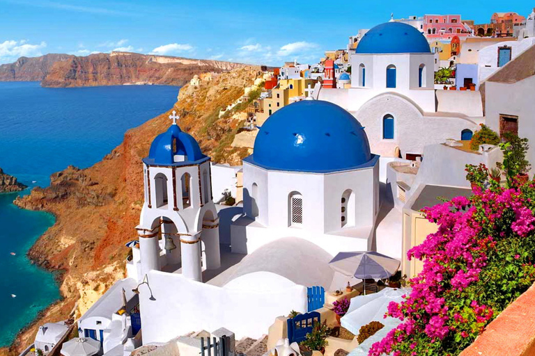 Excursión en tierra privada: lo mejor de Santorini Tour personalizadoExcursión privada a la costa: Lo mejor de Santorini Tour personalizado