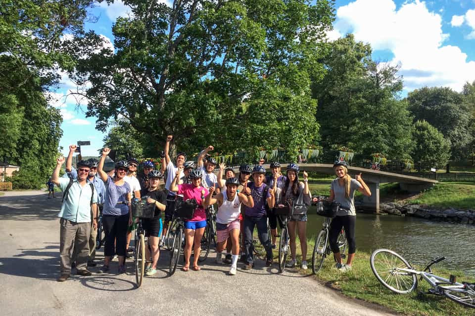 Fahrradtour durch Stockholm