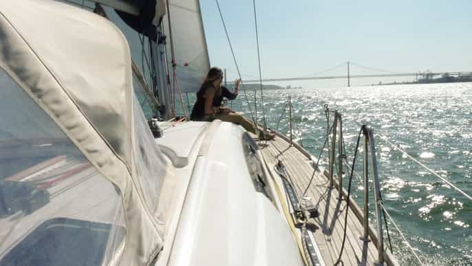 lisbonne croisière à la voile de 2 h sur le tage