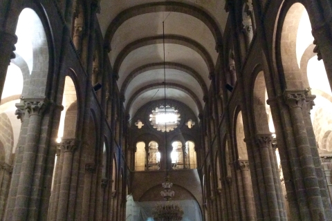 Kathedraal van Santiago de Compostella en rondleiding museumSantiago de Compostela-kathedraal en rondleiding door het museum