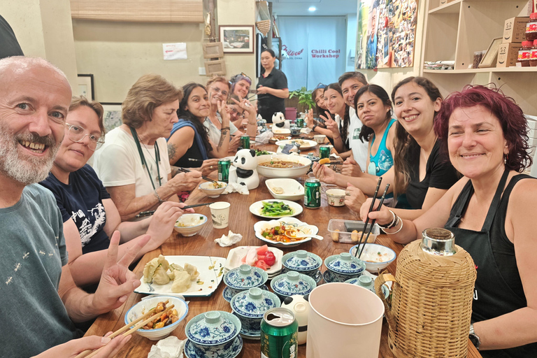 Chengdu: Cooking Class with Fresh Market Half Day Experience Chengdu: 3 Dishes Cooking Class