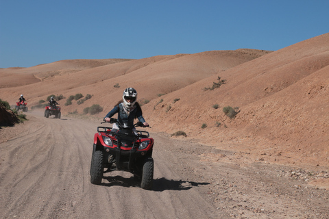 From Marrakech: Guided Quad Biking Tour in Agafay Desert