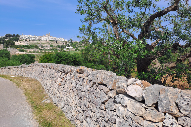 e-bike ring tour between Locorotondo and Martina Franca e-bike tour Locorotondo, Martina Franca and visit to a dairy