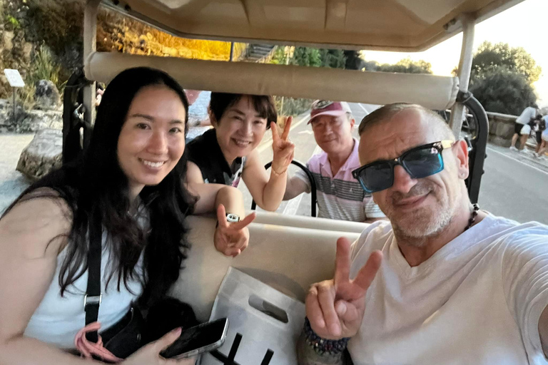 Florence: Private Guided Golf Cart Tour Senza Piazzale Michelangelo. Tour 1 ora.