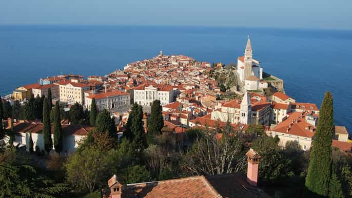 piran private walking tour with a local