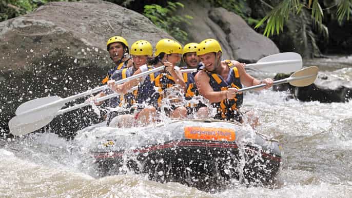 bali ayung river white water rafting with lunch