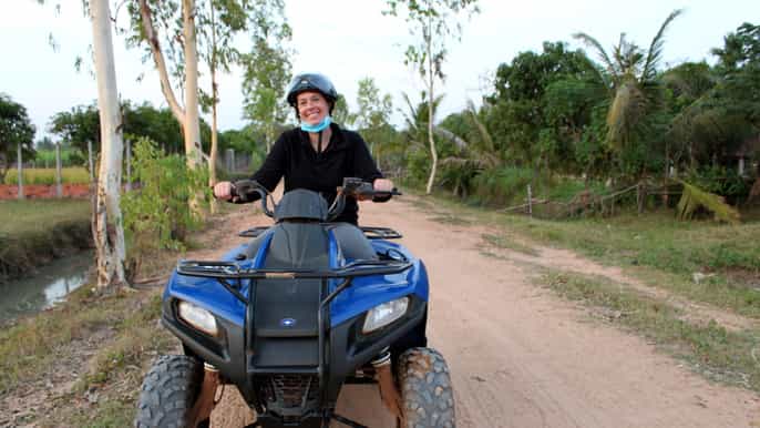 phnom penh killing field village quad bike tour