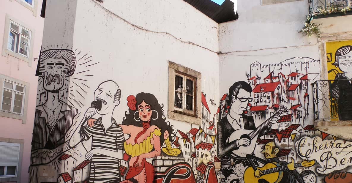 Emerging artist street art on Rua das Gaivotas, Lisbon