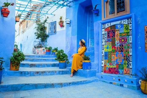 Från Tarifa: Chefchaouen dagsutflykt med färjebiljett och guide