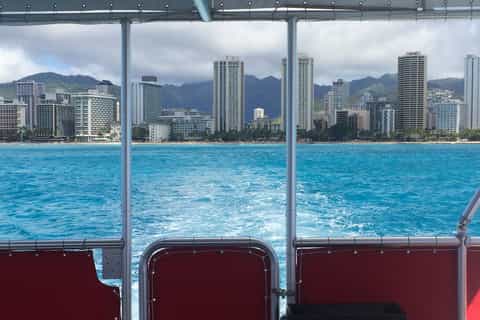 From Honolulu: Waikiki Glass Bottom Boat Sunset Cruise