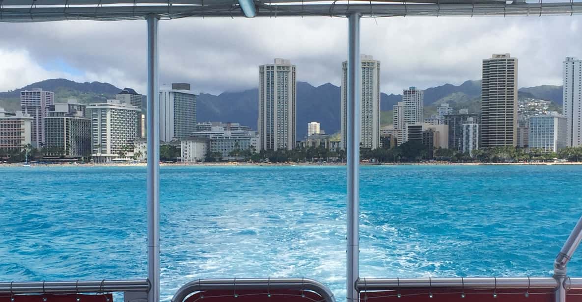 From Honolulu: Waikiki Glass Bottom Boat Sunset Cruise