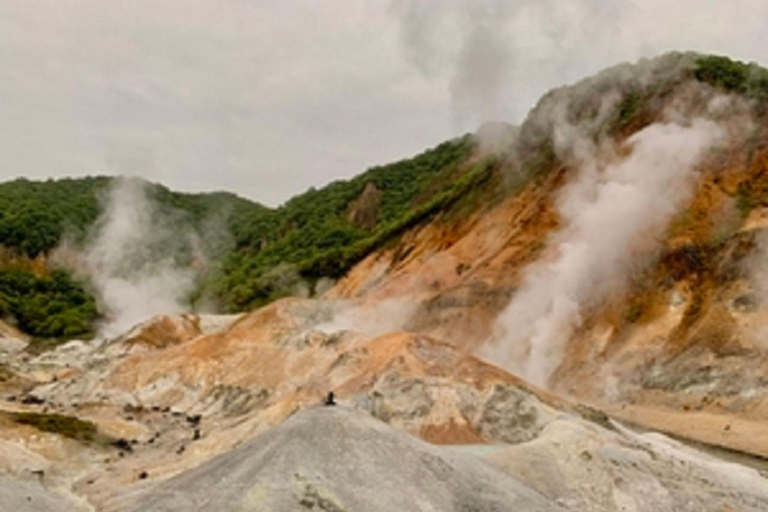 Sapporo: Hokkaido Noboribetsu & Lake Toya Private Day Trip Tour in a Toyota Alphard with a Chinese Driver