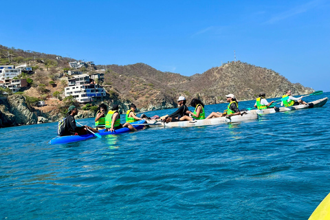 Taganga Beach Electric Motorcycle Tour, Kayak & Snorkel tour