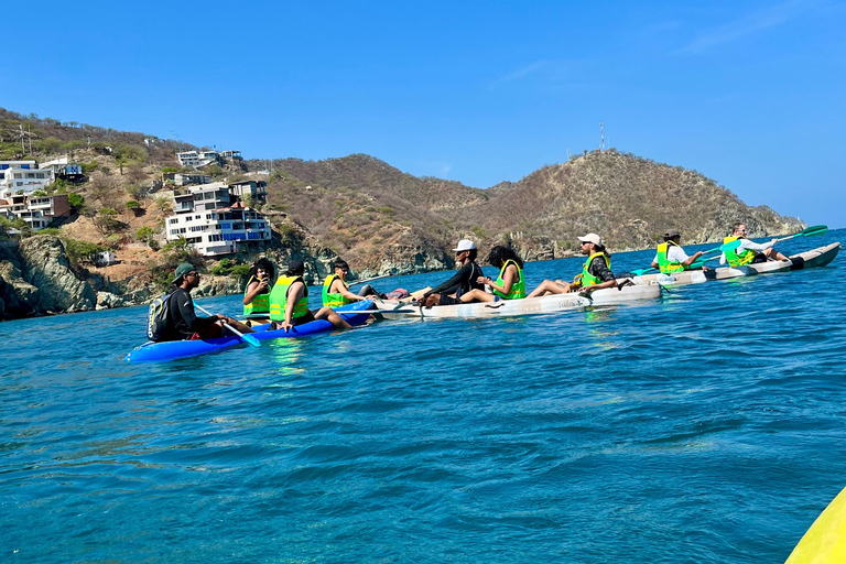 Taganga Beach Electric Motorcycle Tour, Kayak & Snorkel tour