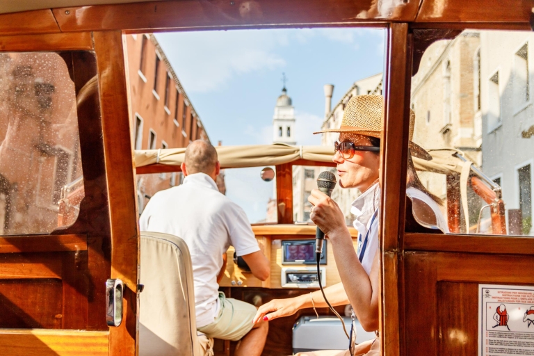 Venetië: 1 uur privéboottocht Canal GrandeTocht in het Duits