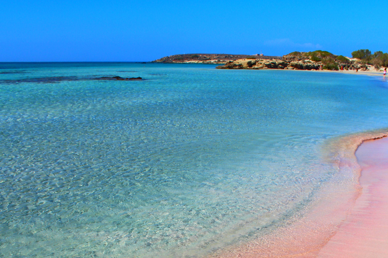 De Rethymno/Kavros: Excursão à praia de areia rosa da Ilha ElafonisiDe Rethimno, Perivolia, Atsipopoulo - em francês