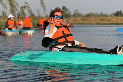 Xochimilco : Excursion en kayak et observation des salamandres