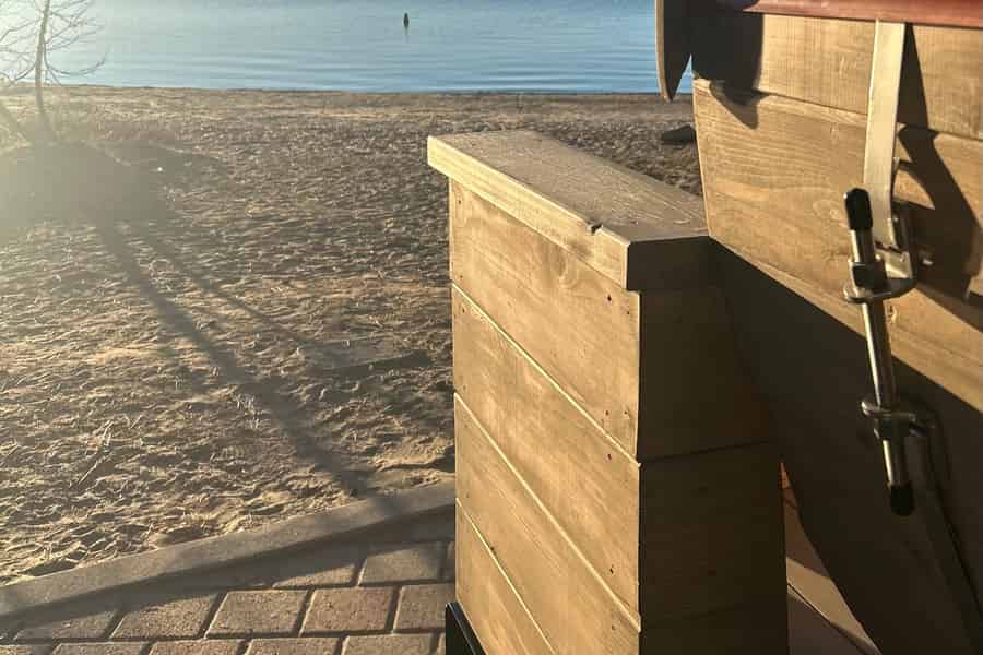 Tahoe Vista: Sauna und eiskaltes Tauchvergnügen. Foto: GetYourGuide