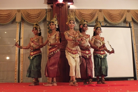 Siem Reap: espectáculo de danza Apsara y cena con traslados en tuk-tuk