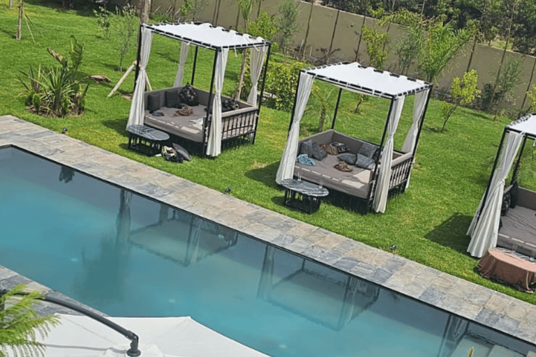 From Marrakesh: Pool Day Pass in Atlas Mountains with Lunch Refreshing Pool Escape: Enjoy Lunch and Easy Pickup