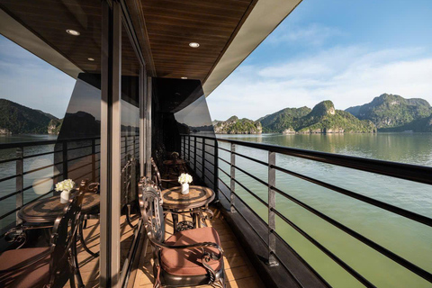 Ha Long Bay: Luxury Overnight Cruise 2D1N or 3D2N Ha Long Bay 3D2N & Shared Car Transfer