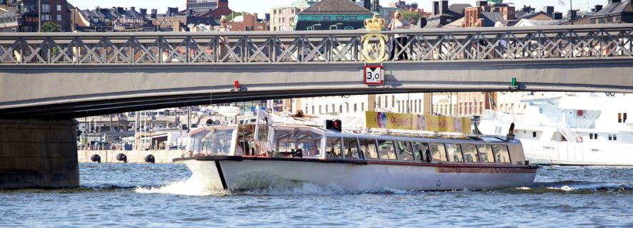 Barco turístico por Estocolmo: 24 o 72 horas