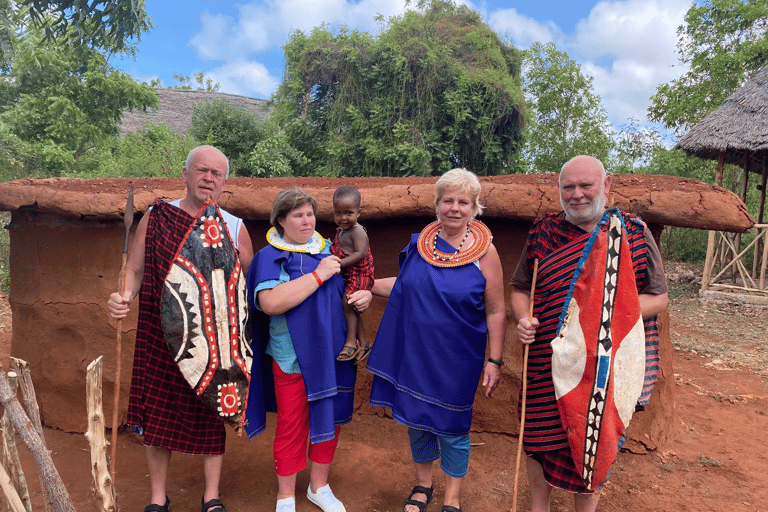 Zanzibar: Maasai village tour and Turtles experience trip Tour without Hotel pick up and drop-off