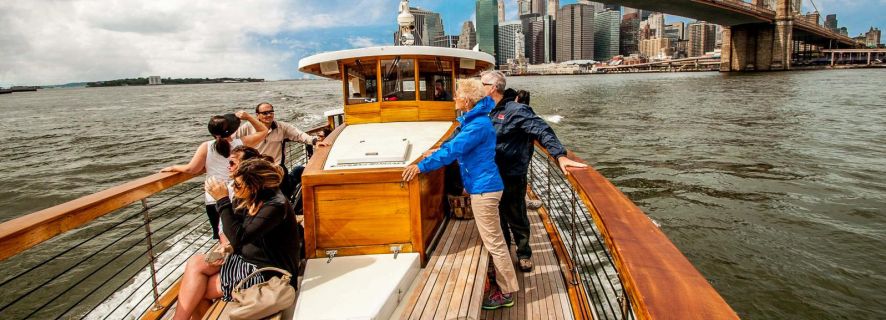 Manhattan rundt: Arkitekturomvisning med båt i New York