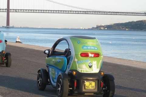Lisbonne: visite guidée en voiture électrique et guide audio GPS