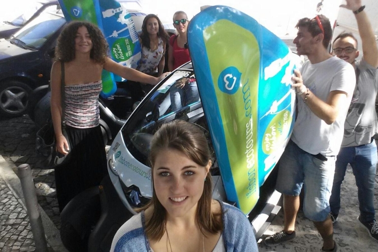 Lisbonne: visite guidée en voiture électrique et guide audio GPS